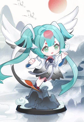 初音未来 羽洛华音 Q版手办 | Hpoi手办维基