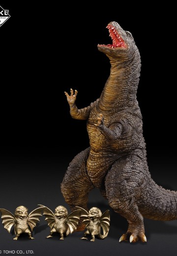 一番赏 哥斯拉 大怪兽列传G  C奖 哥斯拉龙珍藏玩偶 附带小小多拉多玩偶 | Hpoi手办维基
