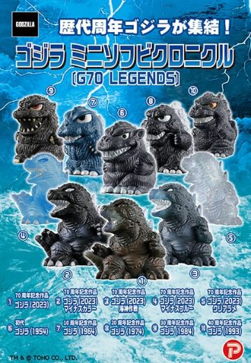 哥斯拉 迷你软胶编年史（G70传奇） | Hpoi手办维基