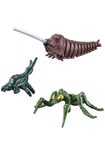 哥斯拉爆发 魔斯拉（1992）幼虫和卡玛奇拉斯（2004）和肖奇拉斯（大海虱） | Hpoi手办维基