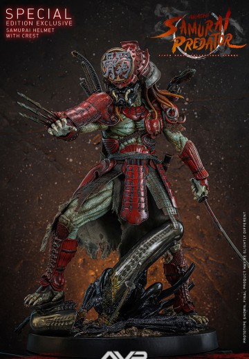 《异形大战铁血战士》赤鬼武士铁血战士1:6比例珍藏人偶（展会限定特别版）