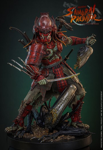 《异形大战铁血战士》赤鬼武士铁血战士1:6比例珍藏人偶 | Hpoi手办维基