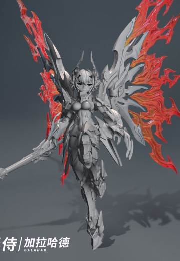 冥龙影侍 - 加拉哈德 1/12 拼装可动模型