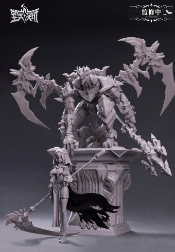 奥多生命体:龙之心系列第二弹 1/12拼装可动模型——「罪斥黑月」 | Hpoi手办维基