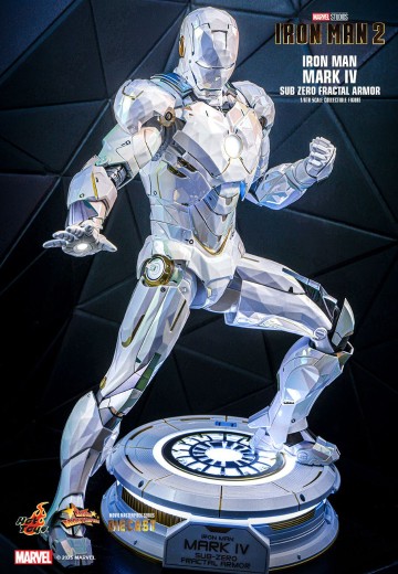 《钢铁侠2》钢铁侠Mark4(极地几何版) 1:6比例合金珍藏人偶