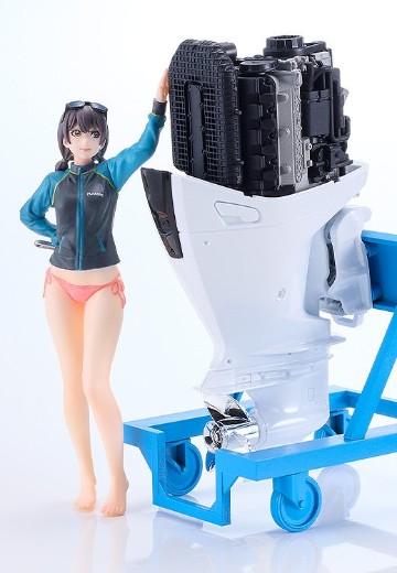 PLAMAX MF-97 minimum factory Minori with Honda 船外机 BF350 Grand Prix White | Hpoi手办维基