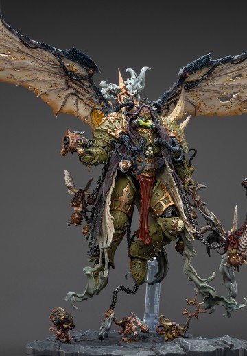 战锤40000 莫塔里安 纳垢恶魔原体 配备远古武器“提灯”和“寂静之镰” | Hpoi手办维基