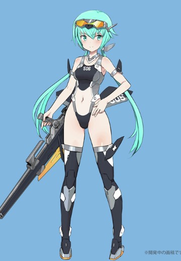 机甲少女 短剑 低可视度泳装 | Hpoi手办维基