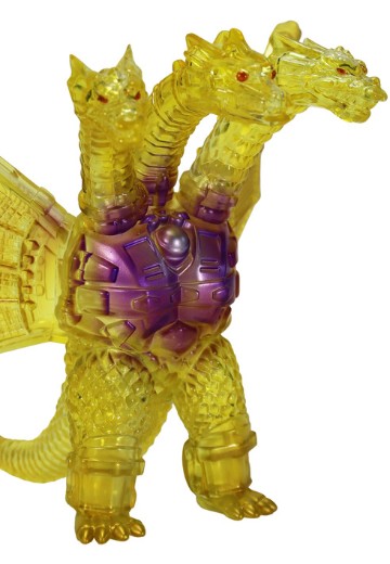 中等尺寸系列 哥斯拉EX【第13弹】 机械王者基多拉 登场形象透明版 | Hpoi手办维基