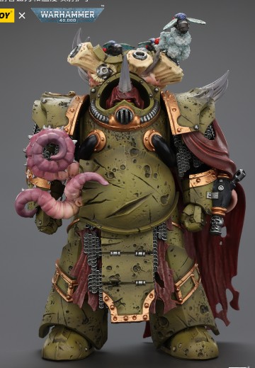 战锤40000 死亡守卫 死亡寿衣终结者2 配备收割者镰刀和瘟疫喷射护手