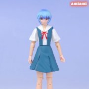 ミクロマン ミクロアクション系列 EVA 绫波丽(制服Ver.2)