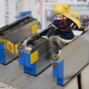 1/12スケール 鉄道小物系列 EK-08 自动改札机日本信号制GX7（青色タイプ）