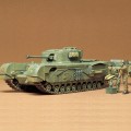 35100 1/35 英国 丘吉尔 鳄鱼 坦克