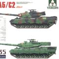 1/35 德国 豹式1A5/C2  主战坦克 2合1 