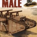 1/35 WWI 英国 重型坦克 Mk.I 雄性  Sponson 起重机＆拖车