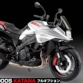 1/12 完成品摩托车 铃木 GSX-S1000S KATANA 全配件 金属神秘银色