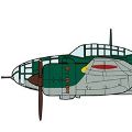 1/72 空技厂 P1Y2 陆上暴击机 银河 16型 “第762航空队”