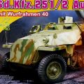 1/72 WW.II 德军 Sd.Kfz.251 Ausf.D Wurfrahmen 40搭载型 (2 in1) 
