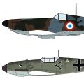 1/72 德瓦蒂纳 D.520＆梅塞施密特 Bf109E “法国战役” 
