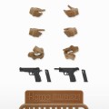 小军械库 [LAOP06] figma用战术手套 2 手枪套装「棕褐色」
