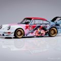 1:64原厂RWB964保时捷911宽体改装车AKIBA扎古96号高达模型车