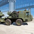 编号：01086  1/35 装甲车辆系列 俄罗斯 BAZ-6403 拖车牵引 ChMZAP-9990-071 半挂车