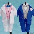 粘土娃 服装套组 无尾礼服（白色/蓝色）