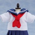 粘土娃 服装套组 短袖水手校服（深蓝色/灰色）