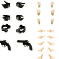 小军械库 LAOP13 创彩少女庭园用 战术手套2 左轮手枪套装（黑色）