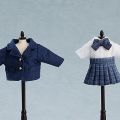 粘土娃 服装套组 制服外套:女孩（藏青色/粉红色）