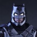 MMS356  蝙蝠侠大战超人：正义黎明 装甲蝙蝠侠（黑色电镀版） 珍藏人偶