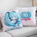 初音未来-16周年-Q版彩绘双面抱枕
