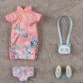 粘土娃 服装套组 裙装旗袍（熊猫/龙）