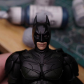 创世模玩贝尔蝙蝠侠头雕重涂