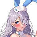 蓝色护士兔女郎