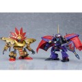 MODEROID 霸王大系龙骑士 龙酋长夏因帕拉姆+黑暗骑士朱迪尔
