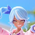 创彩少女庭园 一条星罗 令法高中 夏装 梦幻风格