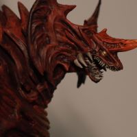 戴魔代工涂装，打印件很大一只