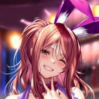 害羞的她 冥加美希 兔女郎