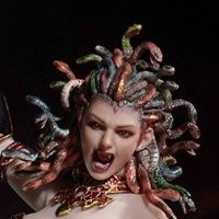 美杜莎 蛇尾款 红色