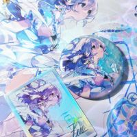 洛天依 十二周年专辑 再生 吧唧徽章卡片