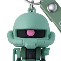 扎古模型君 立体橡胶钥匙扣