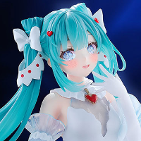 初音未来 BANPRESTO EVOLVE 水晶藏品-裸海蝶/冰海天使-珍藏人偶