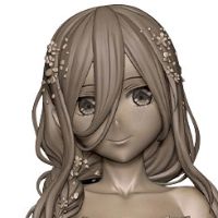 五等分的新娘＊ 中野三玖珍藏人偶 五等分的新娘动画原稿展造型（待检资料）