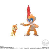 【标准单品贩售】20 宝可梦小比例世界 神奥地区 小火焰猴+猛火猴