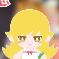 伪物语 忍野忍 PuniPuni坐姿毛绒娃娃