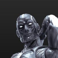 《Human Muscle Model》1:12超可动人偶 灰色