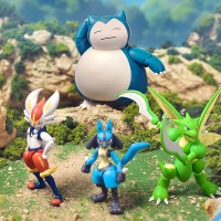 布鲁可积木人 宝可梦经典版L 第二弹 开拓的新遇