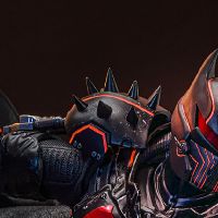 《蝙蝠侠：阿卡姆起源》蝙蝠侠 (热能版地狱蝙蝠装甲) 1:6比例珍藏人偶