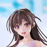 租借女友 水原千鹤 桃色线条竞技泳装